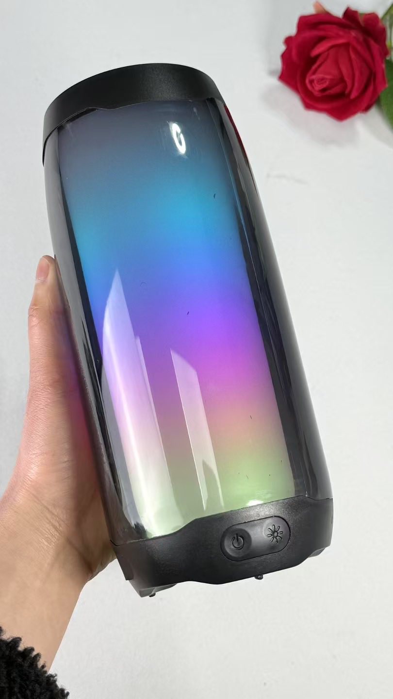 SILVER CREST Basic ALTAVOZ Bluetooth Portable LED Colored Loud Speaker