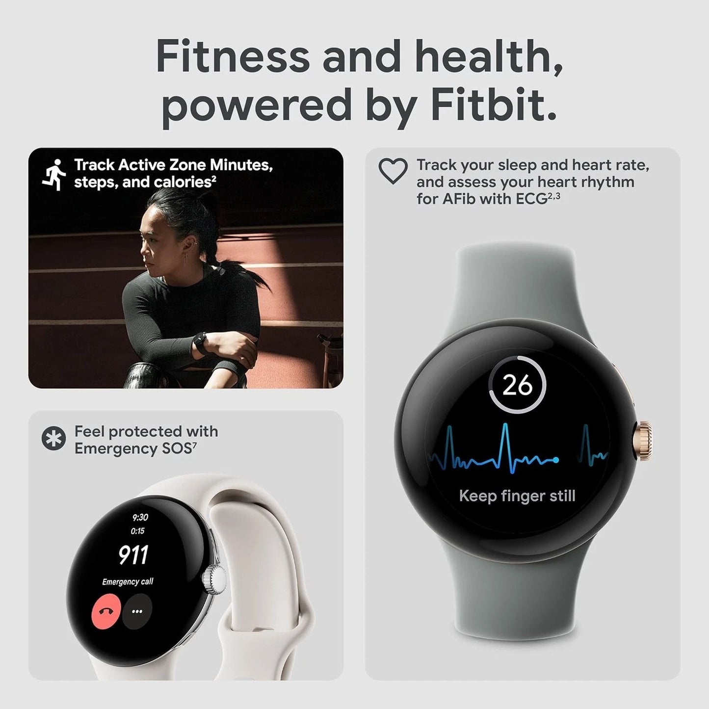 Google Pixel Watch Smartwatch – Advanced Health Tracking, Google Assistant & Seamless Connectivity