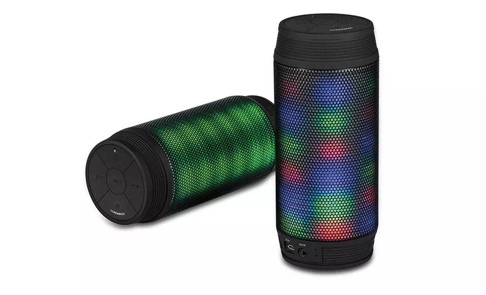 Sound Vision SV-Disco Portable Bluetooth Speaker – Light Show Edition (LED, NFC, Aux In)