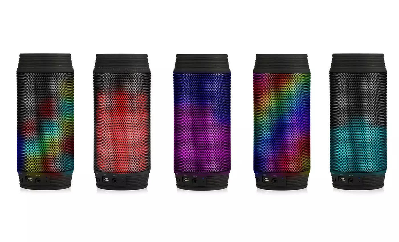 Sound Vision SV-Disco Portable Bluetooth Speaker – Light Show Edition (LED, NFC, Aux In)