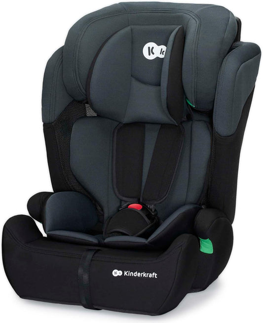 Kinderkraft Comfort UP i-Size Car Seat – Black (Group 1/2/3, 9–36 kg, Up to 12 Years)