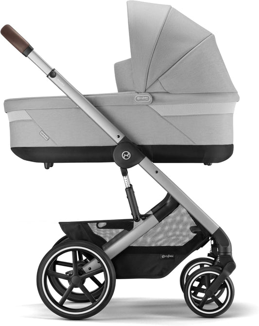 Cybex Balios Cot S Lux – Lava Grey | Premium Baby Carry Cot