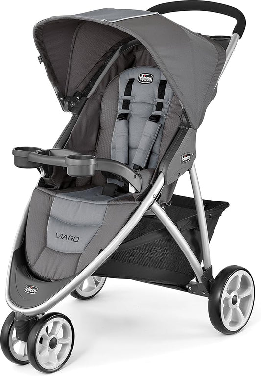 Chicco Viaro Stroller – Graphite | Lightweight, Compact & Travel-Friendly | Discounted Price Available