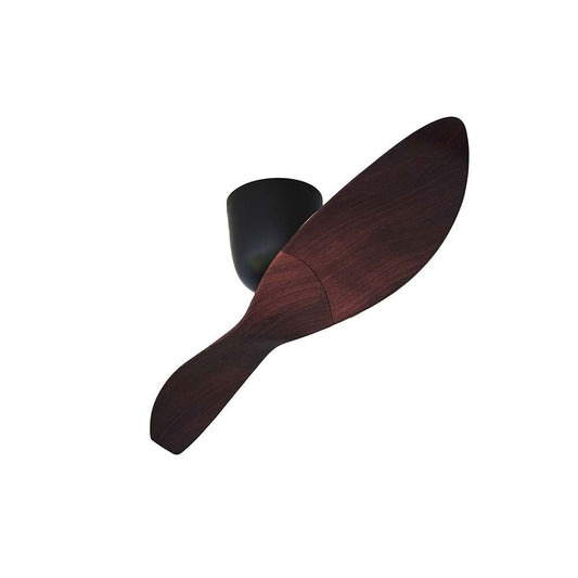 Aeratron AE2+ DC 50" 2-Blade Ceiling Fan – Black with Dark Walnut Finish