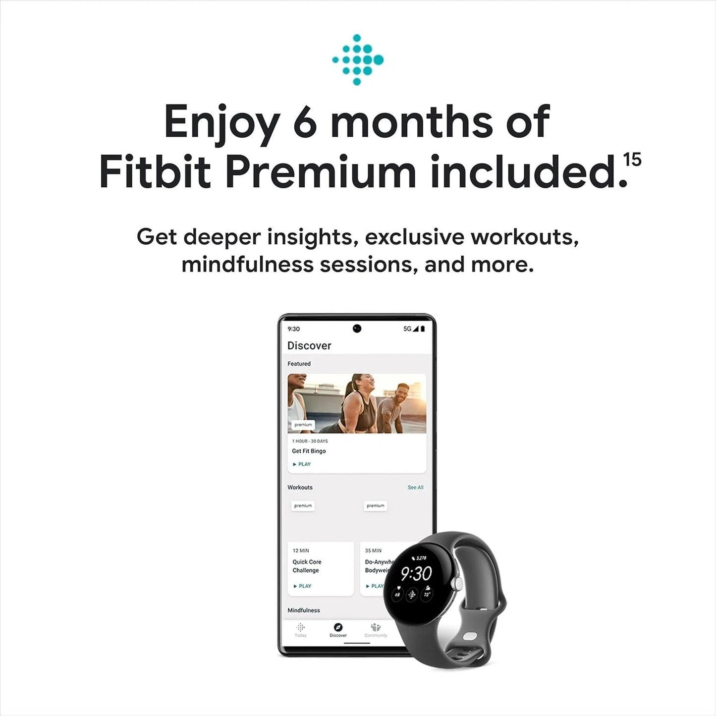 Google Pixel Watch Smartwatch – Advanced Health Tracking, Google Assistant & Seamless Connectivity